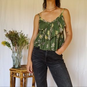 Floral Free People Tank Top